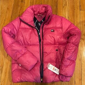 Tommy Hilfiger Pink Puffer Jacket